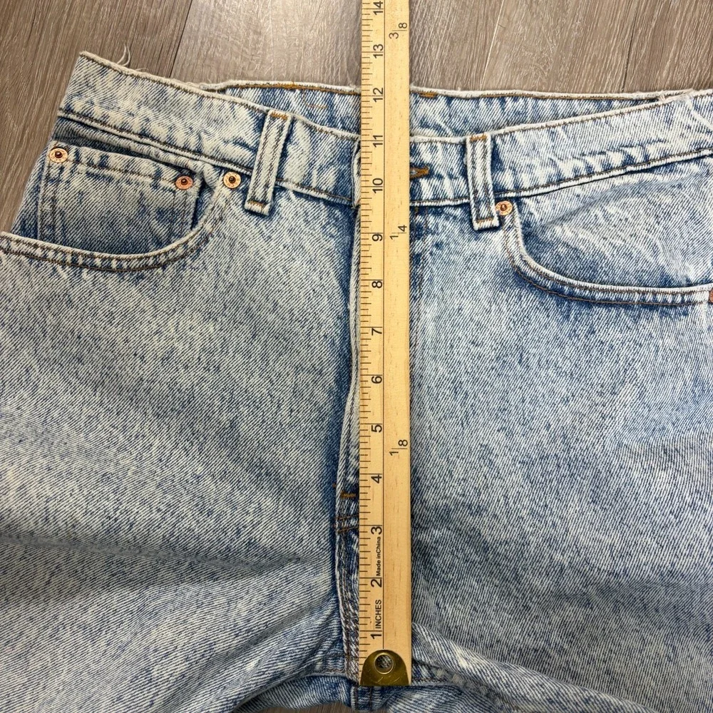 VTG Levis 550 Jeans Size 32x32 Acid Wash Denim 100% Cotton Tapered USA 90's